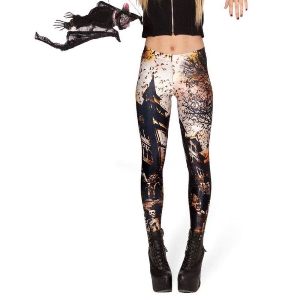 COPY - BlackMilk HAUNTED HOUSE 2.0 LEGGINGS sz S